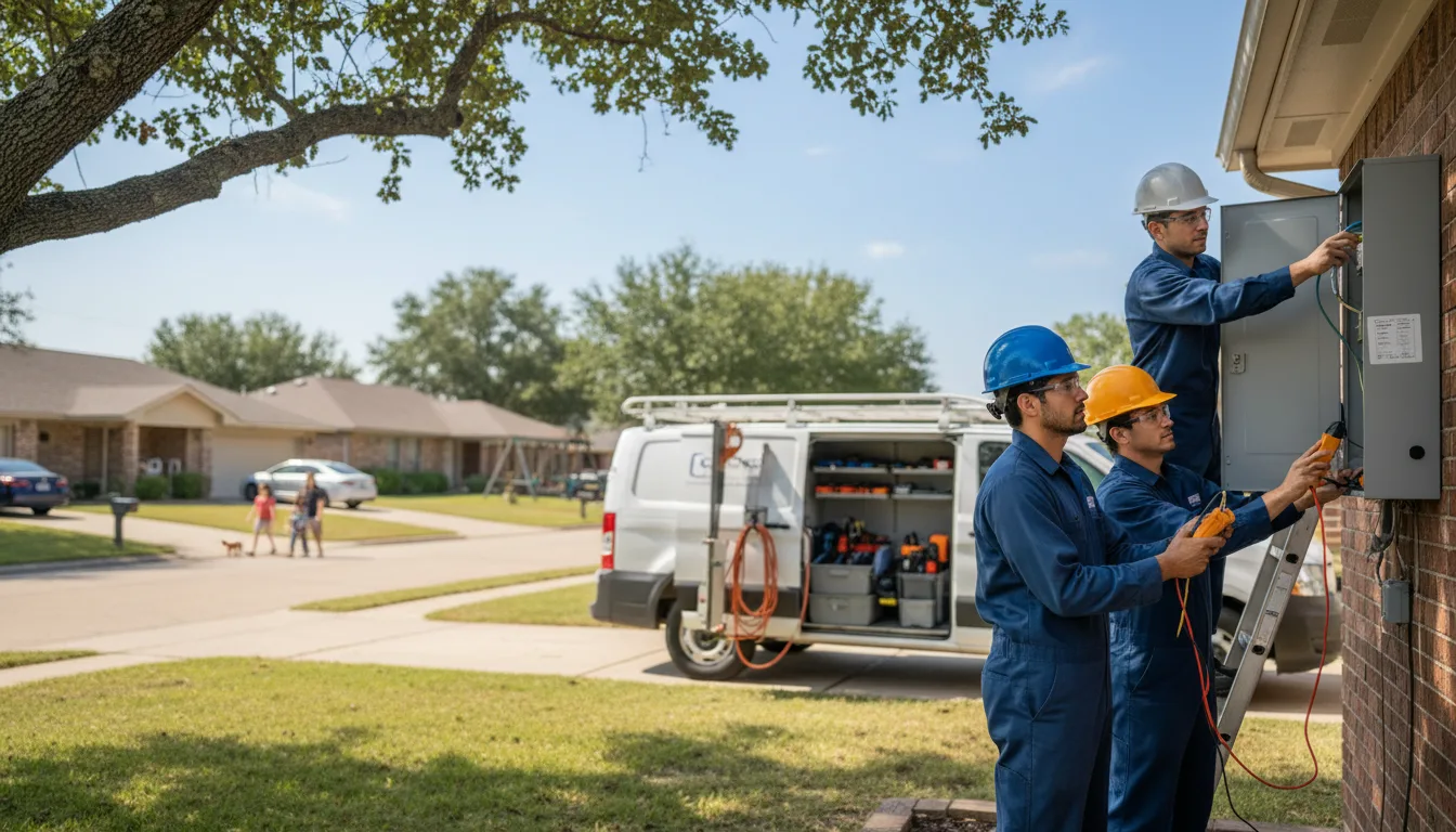 Certified electrician providing emergency electrical services in Hiddenite, NC